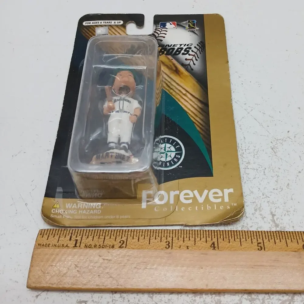 Edgar Martinez Seattle Mariners Magnetic Mini Bobs Bobblehead Forever Collect